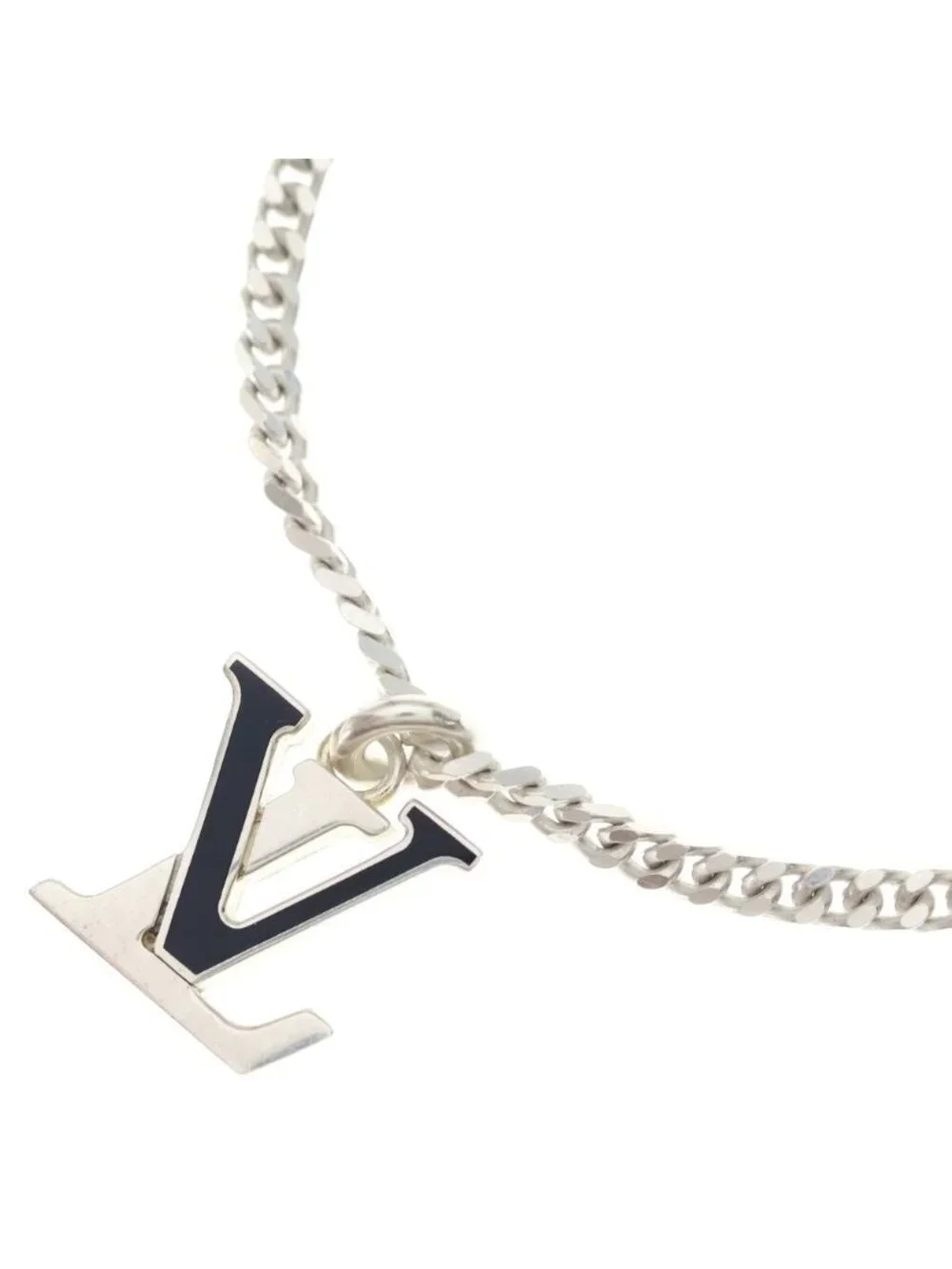 Louis Vuitton Necklace Iconic Pendant Chain Gold